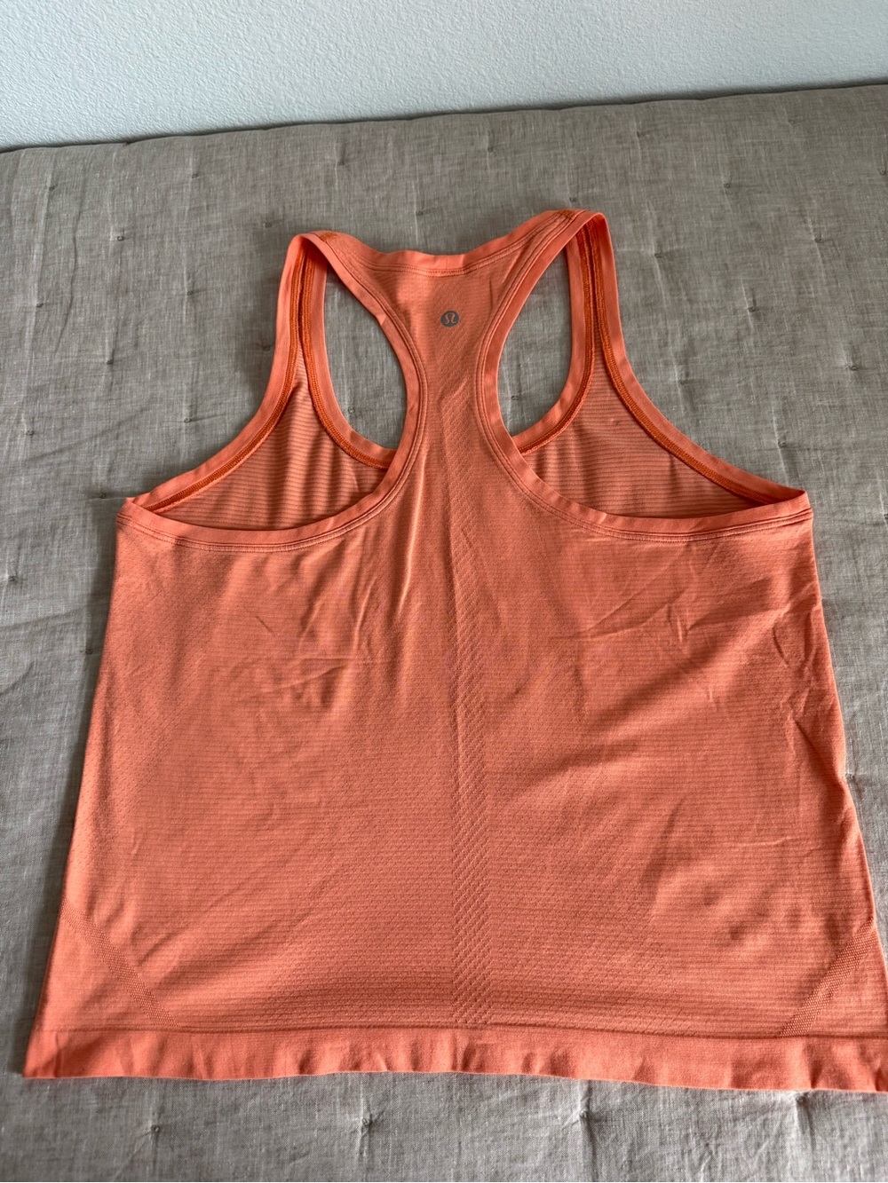 Lululemon Peach Racerback Tank Top Size 10 - Picture 2 of 7